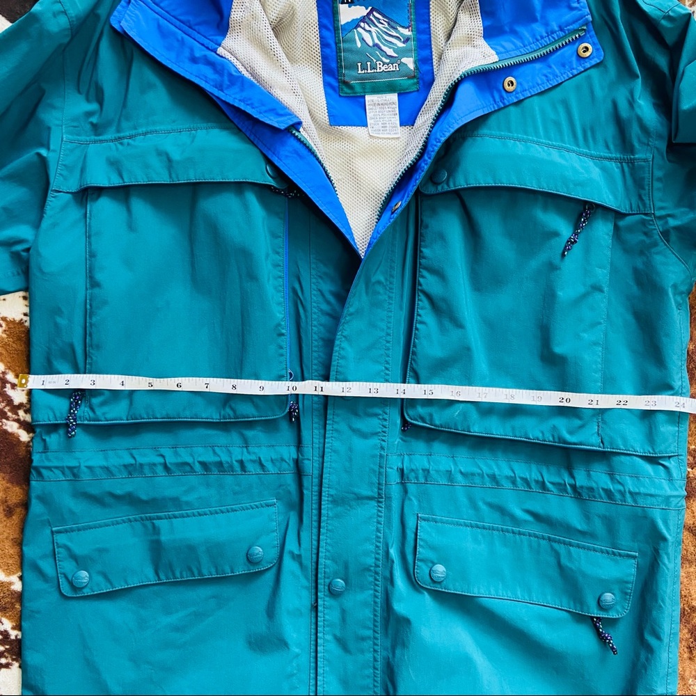SOLD ✨LL Bean Green Northcol Men’s Rain Jacket Size L - Picture 2 of 10